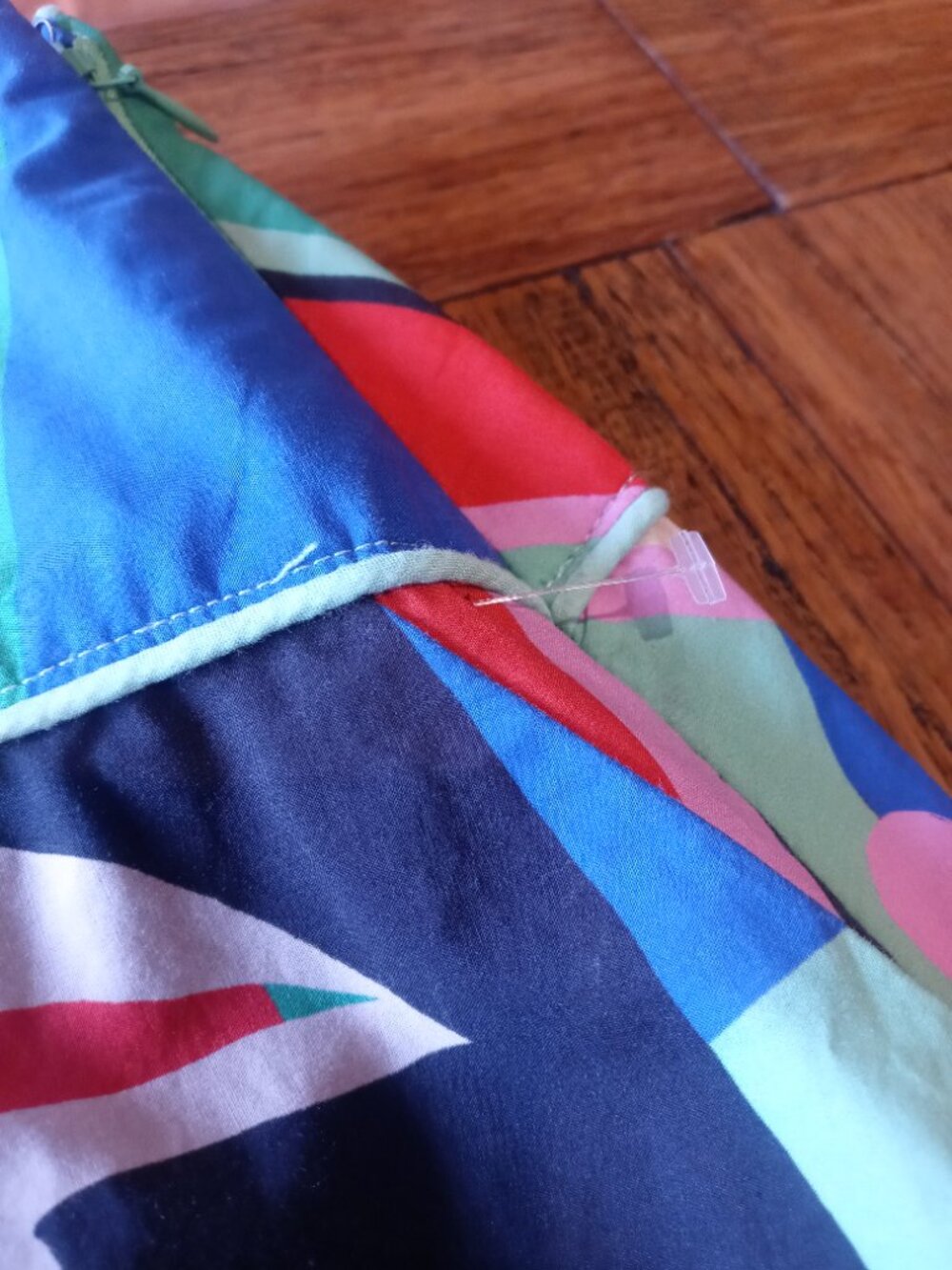 (altered) FARM RIO colorful monstera skirt (XS) - Picture 4 of 16